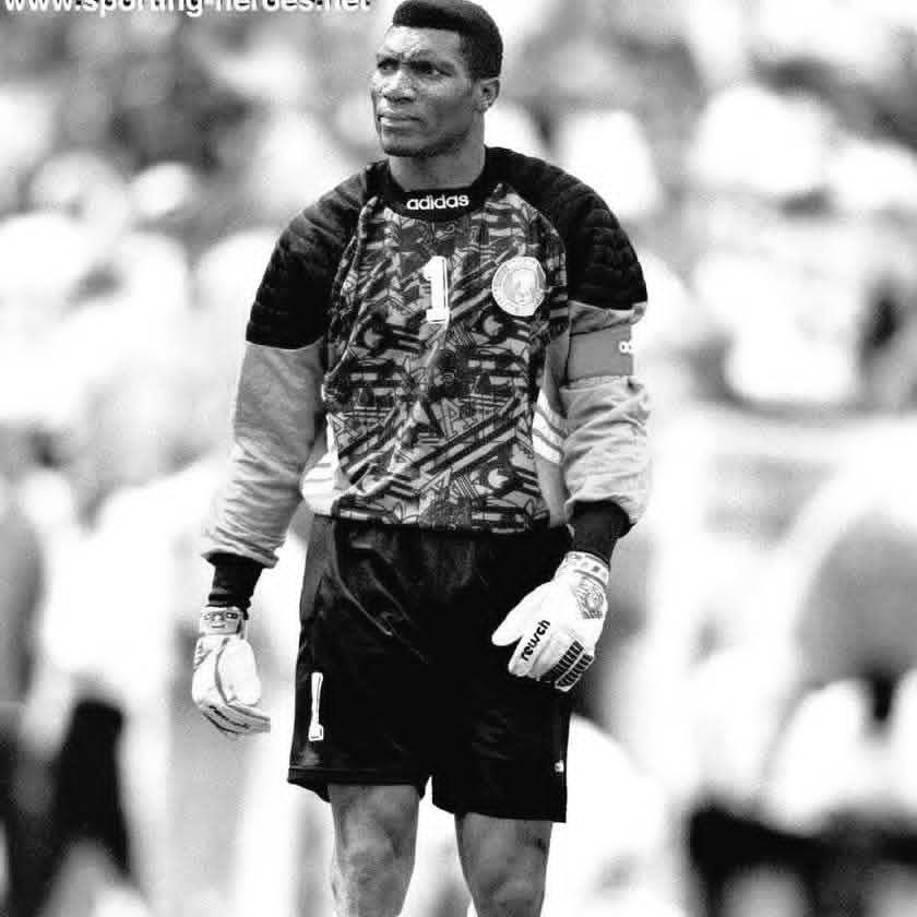 woramangra's tweet photo. Exactly one year ago the football world lost one of Africa's legendary goalies Peter Rufai

Continue to rest in peace Dodomayana https://t.co/JtUm1eUeZ3