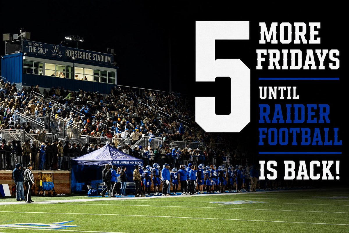 WestHigh_FB's tweet photo. It won't be long Raider Nation! https://t.co/OG4nlnR9Zn