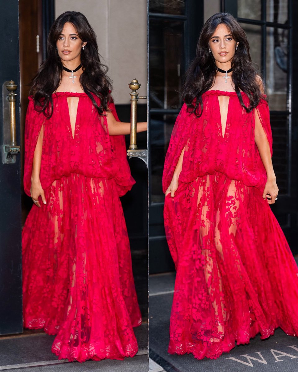 bippitycabello's tweet photo. Camila Cabello’s complete look for Taylor Swift and Travis Kelce’s wedding ❤️ https://t.co/DxRrjmeRkx
