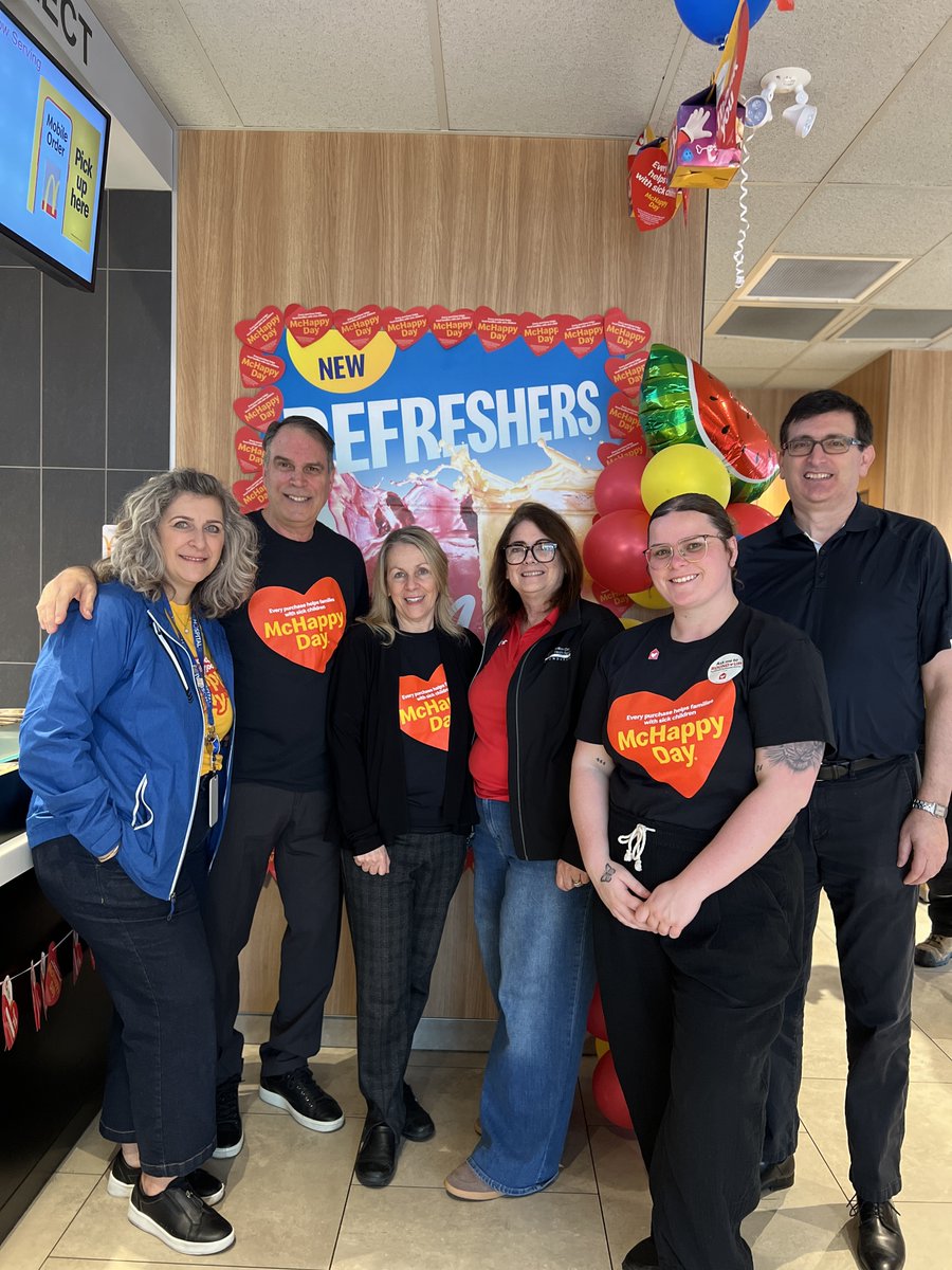 OslerFoundation's tweet photo. We are thrilled to share that over the past year local McDonald’s restaurants have raised $90,000 to support care across @OslerHealth!

The funds, raised through the success of McHappy Day and the Fries for Good campaign, will support equipment needs at Osler and help build the new Peel Memorial Hospital. Representatives from McDonald's, Osler and Osler Foundation, and esteemed community partners gathered on Friday to celebrate this incredible milestone.

Thank you to everyone who purchased fries and ordered a McHappy Day treat—you helped make a difference for health care in our community.