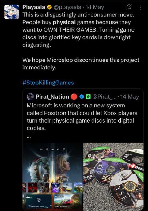 gamerengineers's tweet photo. İşte sektörü bitiren bu tarz fanboylar Xbox'ın yaptığı "Fiziksel oyunları dijitale geçirebilirsiniz" haberine laf edip Sony'nin "Komple fizikselden çekiliyoruz" haberine olur ya böyle tekisi vermesi kadar iki yüzlü bir durum yok https://t.co/DHNlHXQo0S
