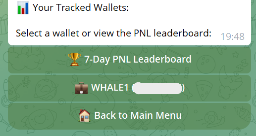 DEXtracktrade's tweet photo. any new tracked wallet will then appear on the my wallets section of the bot. https://t.co/XvuQGfDAO3