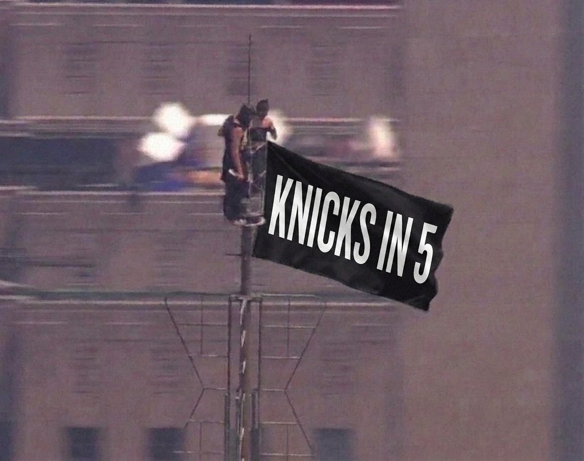 alwaysknicks11's tweet photo. Giannis to Miami.

Kawhi to Toronto.

Brown to Philly.

PG to Boston.

LeBron to wherever he lands.

All this to lose to the Knicks in 5. https://t.co/tsvfnNHNmU