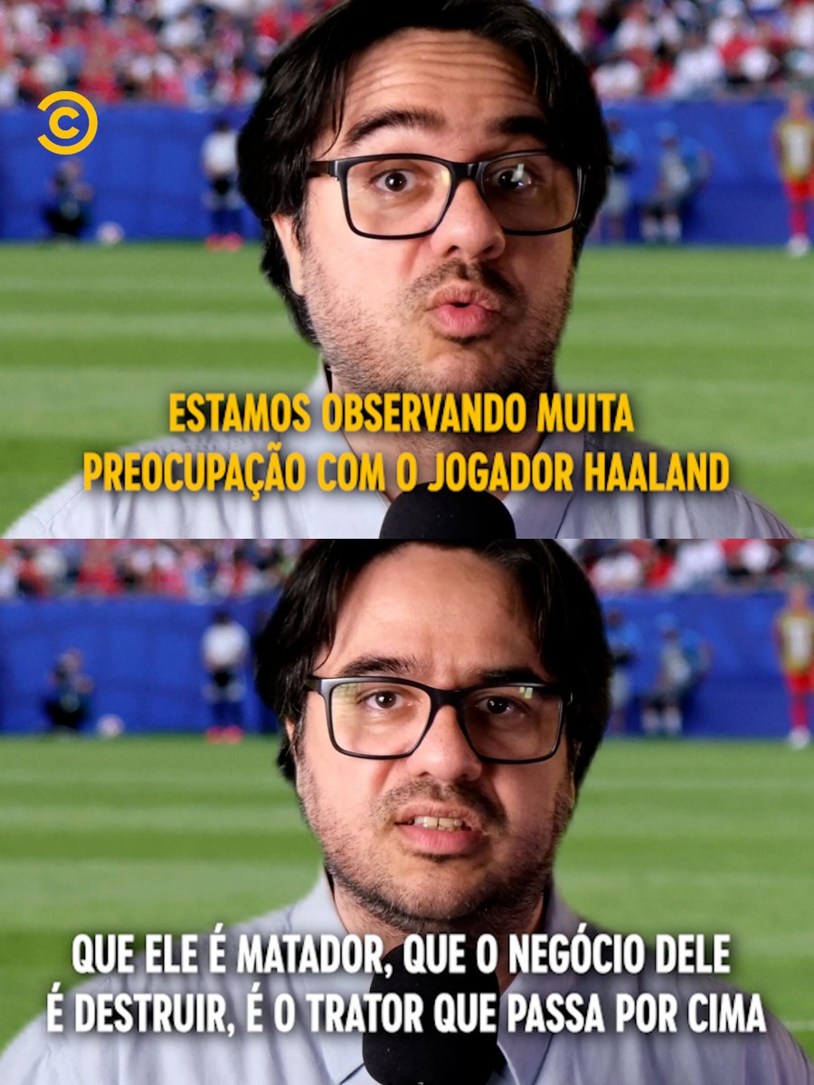 ComedyCentralBR's tweet photo. Haaland, nosso curandeiro, fique à vontade para machucar quem precisa ✨ @pedrohduarte

#EnviadoEspecialComedy https://t.co/NDgVgjpHiH