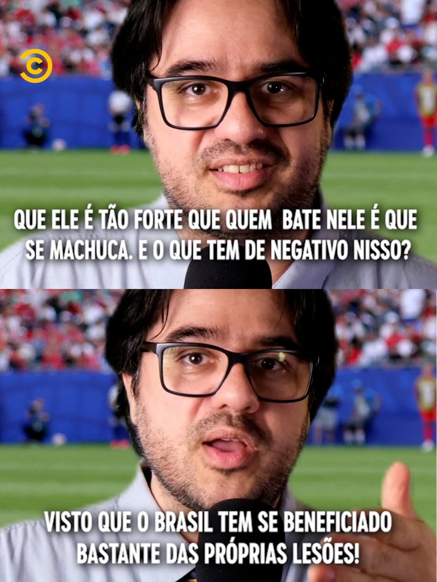 ComedyCentralBR's tweet photo. Haaland, nosso curandeiro, fique à vontade para machucar quem precisa ✨ @pedrohduarte

#EnviadoEspecialComedy https://t.co/NDgVgjpHiH