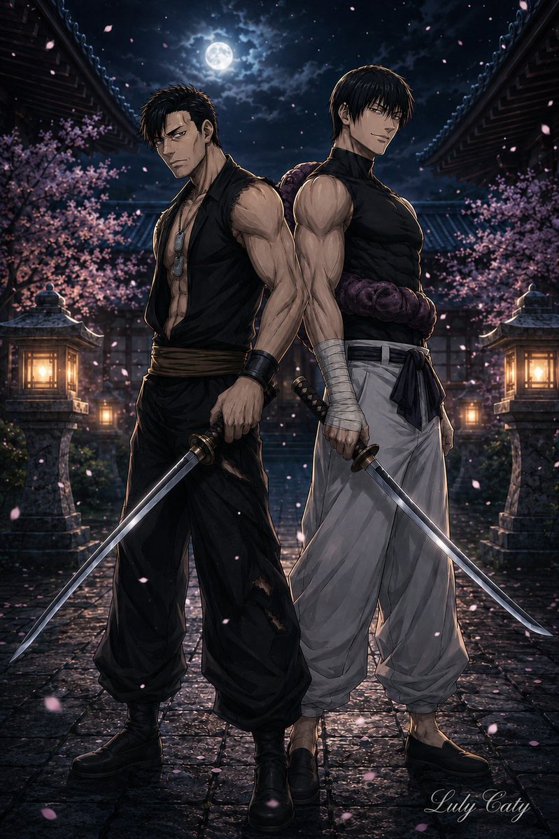 LulyCaty's tweet photo. "They're twins" 
Show me twins-like anime characters 
I'll start👇🏻
#NicolasBrown and TojiFushiguro https://t.co/cQuASIPNKU