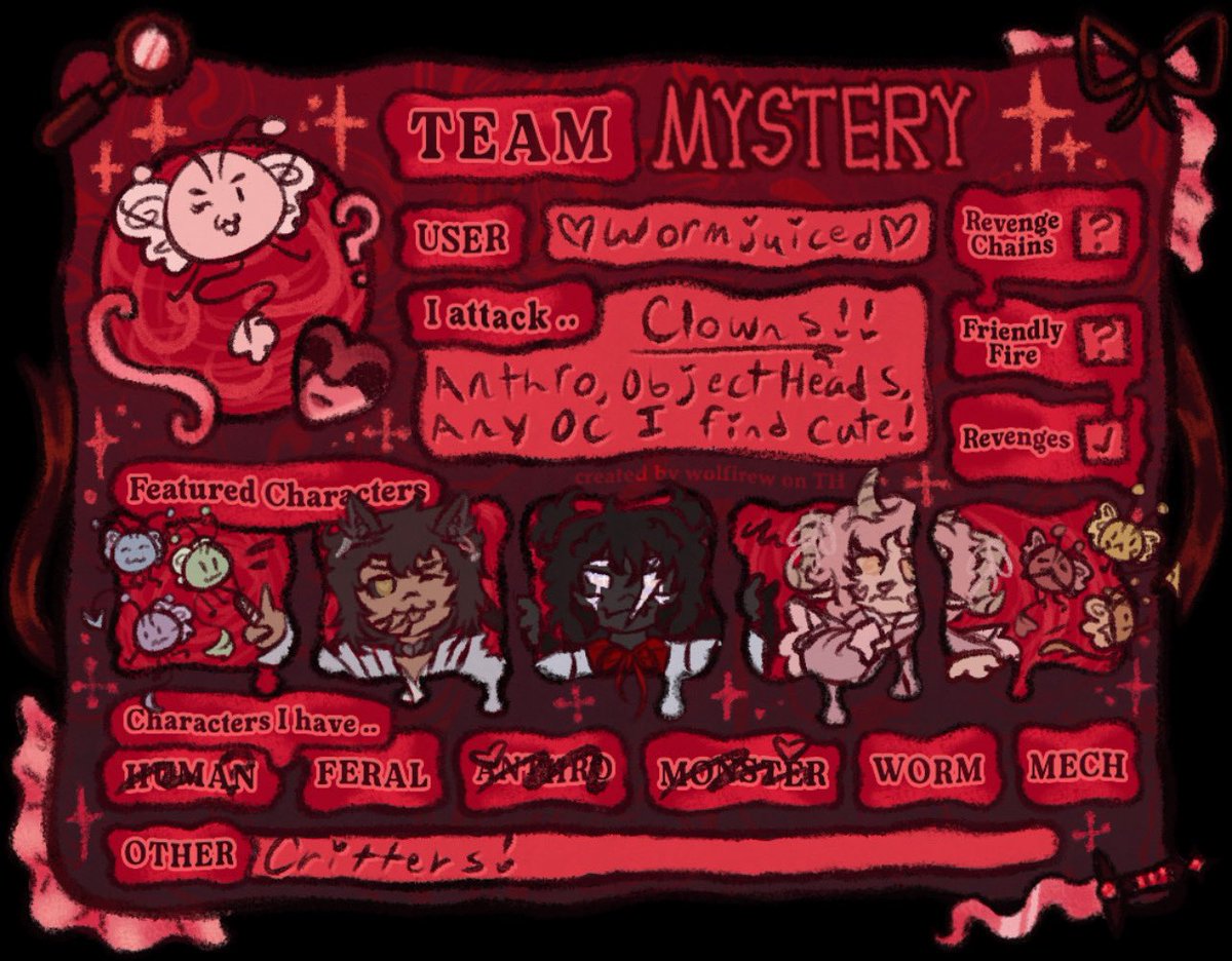 wormjuiced's tweet photo. Hey you.. you wanna attack me on #artfight soo bad.. :3c

#teammystery #clipstudiopaint https://t.co/nW23topvUJ