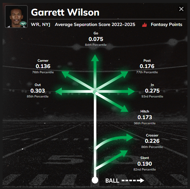 ScottBarrettDFB's tweet photo. What if Garrett Wilson is just Justin Jefferson if he had J.J. McCarthy as his QB every year of his career

(I wouldn't be tweeting this out if I didn't just drink 15 beers) https://t.co/L25nZtBXdh