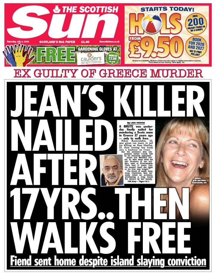 ScottishSun's tweet photo. Tomorrow's front page: Our mum’s killer was finally nailed after 17 years – but he’s still walking the streets

#tomorrowspaperstoday

https://t.co/K7uqSeB9TW https://t.co/9Zh3QWP1mA