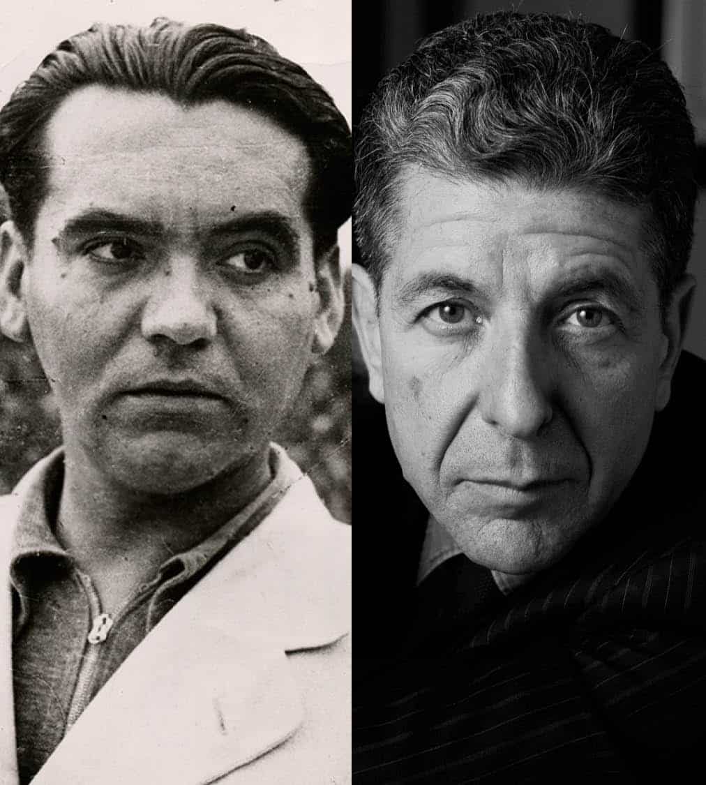 FonsiLoaiza's tweet photo. Leonard Cohen sobre el asesinato fascista a Federico García Lorca:

"No entiendo cómo España no ha excavado con sus manos todo el campo de Granada para recuperar el cuerpo de su poeta. No entiendo una nación que todavía no haya dado un castigo histórico a sus asesinos" https://t.co/NSNyiCFnsu