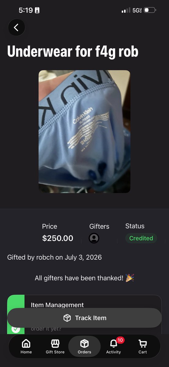AlphaJohn54's tweet photo. Spent the day draining f4gs. What did you do? This loser paid me for a sock and said he would only send for that, ended up serving 10$ a few minutes later just because I said so. This other pig just paid 250$ for ONE pair of underwear. https://t.co/tDtNMvONjU