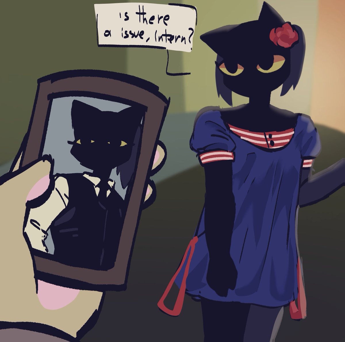 pepperbenmin333's tweet photo. İ think agent is hyperfem but he cant wear cute stuff at work which is 99% of his life so ppl assume hes always like this

#animalhospital https://t.co/cw6wGX4xod