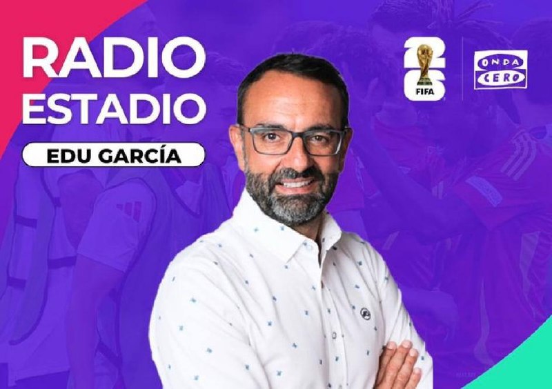 Radioestadio's tweet photo. 🆕 ¡Ya estamos en el aire!

🚂 ¡Espéranos en tú parada que ya estamos en cadena, en la web y en YouTube!

▪️ Argentina 🆚 Cabo Verde
▪️ Colombia 🆚 Ghana
▪️¡Y todo el deporte de este sábado!

Escúchanos en directo en

📻 Ondacero
📲 https://t.co/svYgyPyyvL
🔴 YouTube:https://t.co/ykdSlDEgm2