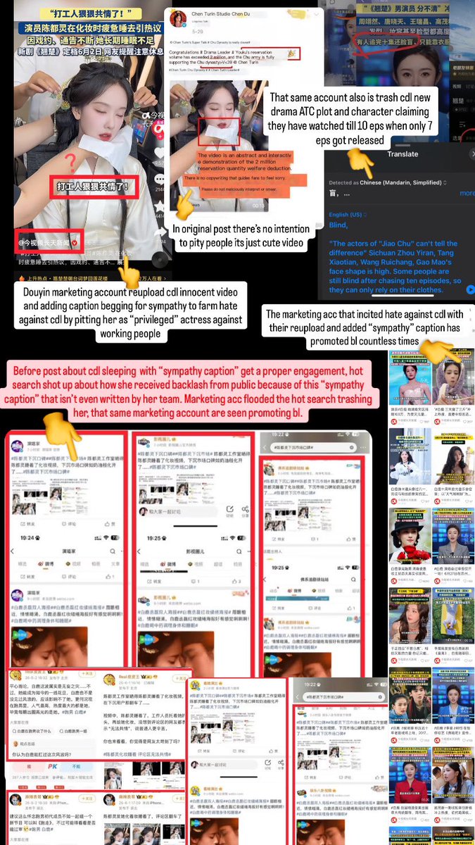 Dramawatcherss's tweet photo. @joyandvictoriaT Chen Duling had nothing to do with this, yet a major Bai Lu fan account dragged her into it. Bl top fans been spreading malicious dating and sex rumors about cdl for years propagated by YZ. They claimed CDL was blacklisted, which cleared by CCTV account promoting her project. https://t.co/SxJ5YrHpFq