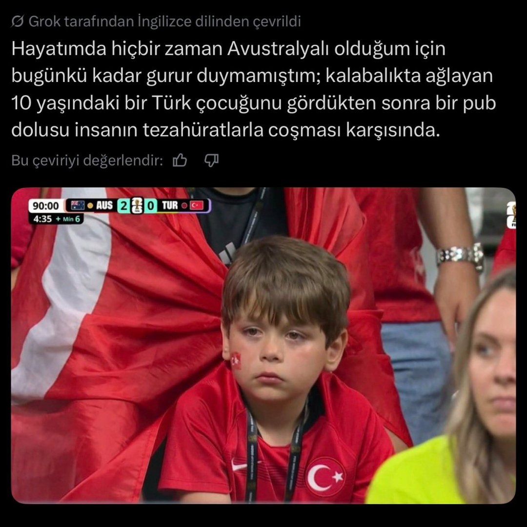 the_adm42's tweet photo. Tanrı'nın adaleti gecikmez, Türk düşmanı anzak piçi seni! Ağlayan 10 yaşındaki bir avustralyalı çocuğu gör ve gurur duy. 😂 https://t.co/H0ut3m18ml
