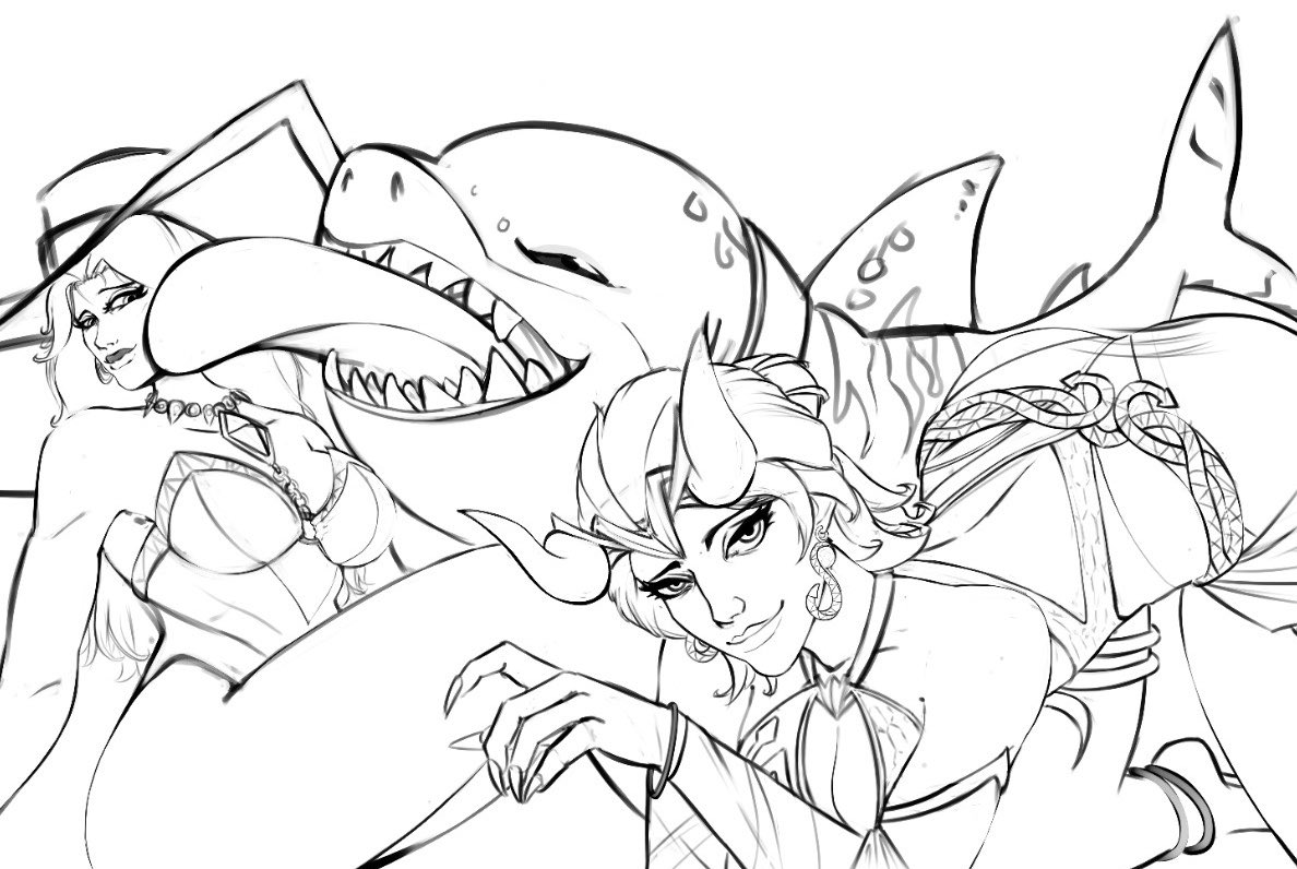 _Josesp__'s tweet photo. A better look at Emma, Lady Loki, and Jeff 🦈

#MarvelRivals #WIPㅤㅤㅤ https://t.co/knI5WMqs0g