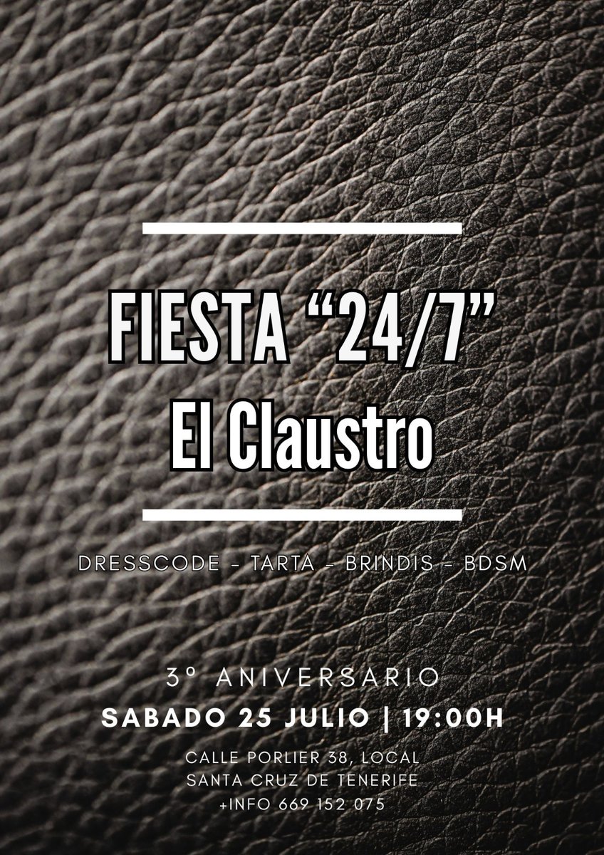ClaustroTF's tweet photo. Preparando nuestra tercera fiesta de aniversario. ¿A quien le apetece una fiesta donde poder jugar y dar rienda suelta a la imaginación? https://t.co/1H8z9Yf7Te