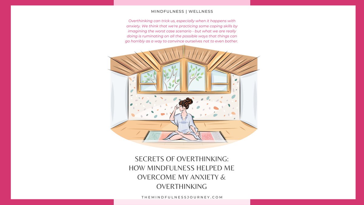 CGethons's tweet photo. Secrets of Overthinking: How Mindfulness Helped Me Overcome My Anxiety &amp; Overthinking 
Learning how to meditate calmed my mind &amp; helped me to let go of imposter syndrome for good. https://t.co/1pWeTqGFWq https://t.co/hVFsl5VepK