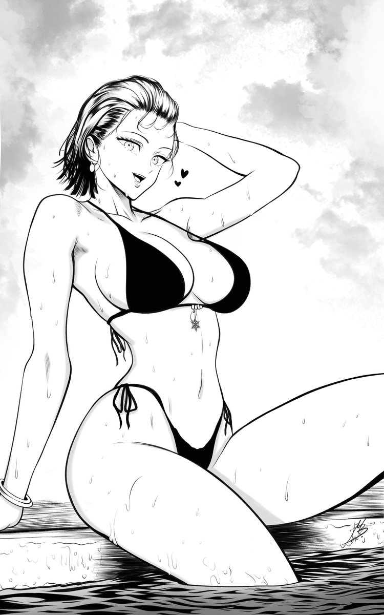 MostlyBlueWyatt's tweet photo. You asked, I deliver my version of Fubuki with her hair back! 👀 https://t.co/h23t8ortJW