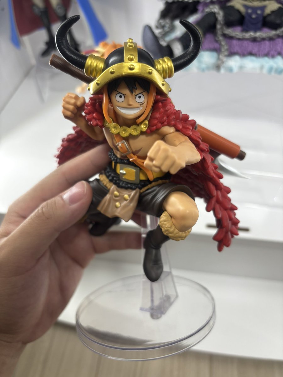 Kay5732's tweet photo. ワンピース 一番くじ 
-エルバフ編- GIANT BASH!! Vol.1

A賞 ルフィMASTERLISE EXPIECE
C賞 ナミ MASTERLISE EXPIECE

個人的にこのルフィ欲しかった😌
ウソップ安そうだし、一味揃えようと思います！

#ワンピース #一番くじ
#ワンピースフィギュア #フィギュア倶楽部 https://t.co/cR1W7hiOsH