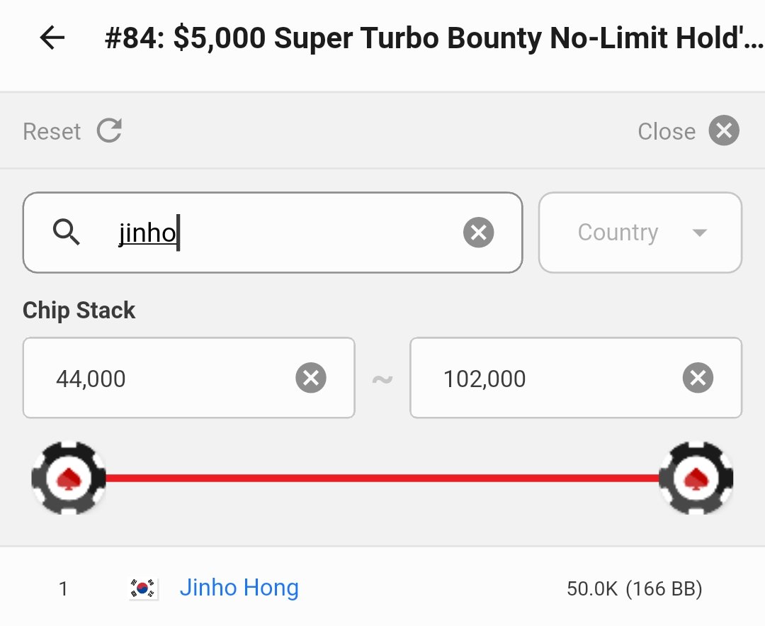 9731lley's tweet photo. #84: $5,000 Super Turbo Bounty No-Limit Hold'em https://t.co/ze33wCU24C
