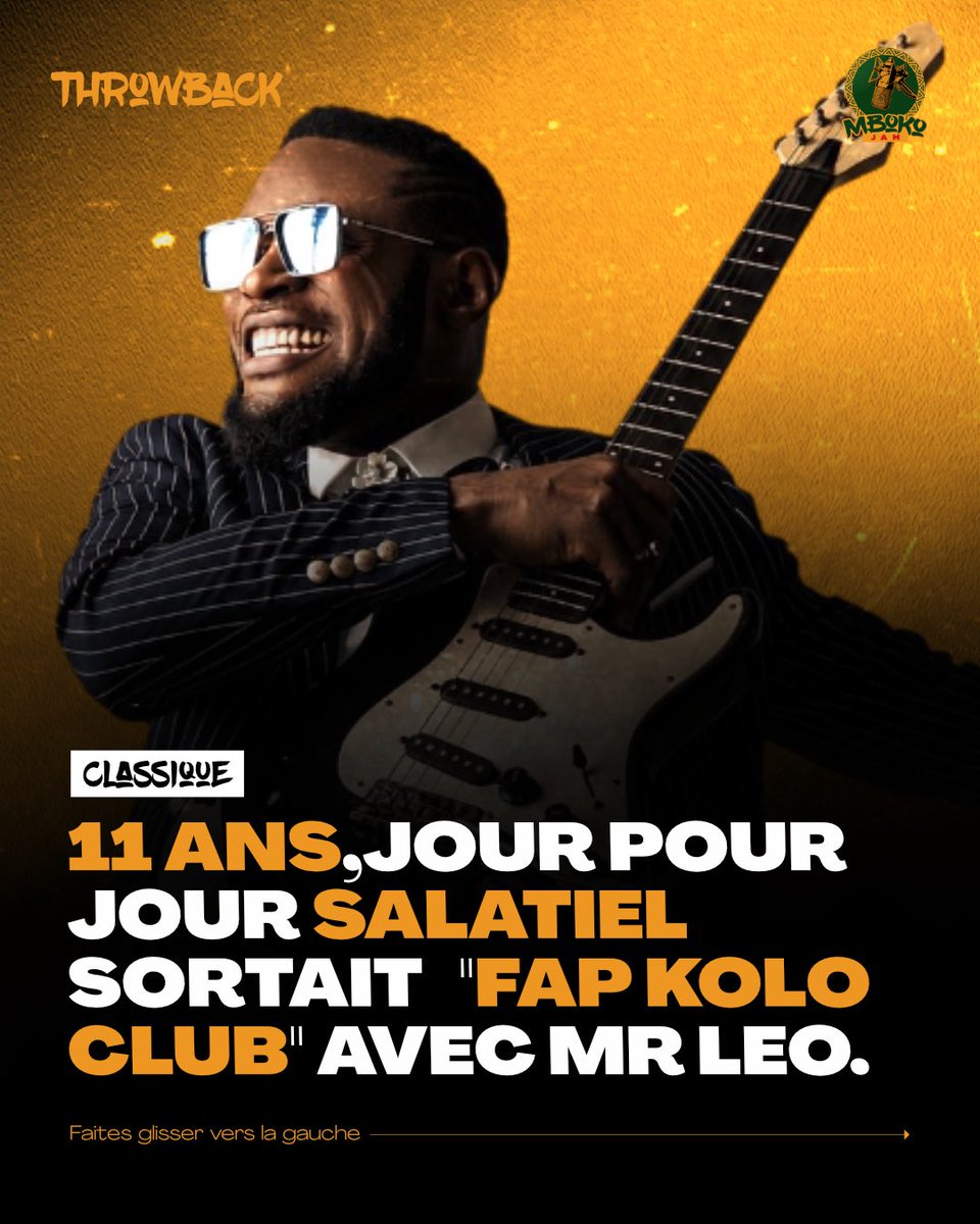 MbokoJam's tweet photo. THROWBACK | Salatiel 

« Fap kolo » 5 000 XAF en camfranglais. C’est avec ce titre-là que Salatiel a remporté MTN Make The Music en 2014 et mis le pied dans la porte. 

11 ans plus tard, le même homme a produit les plus gros hits du Cameroun et posé sa voix sur l’album de Beyoncé.

Vous vous souvenez de la première fois que vous avez entendu ce son ? 👇
#MbokoJam #Cameroun #Media #Musique