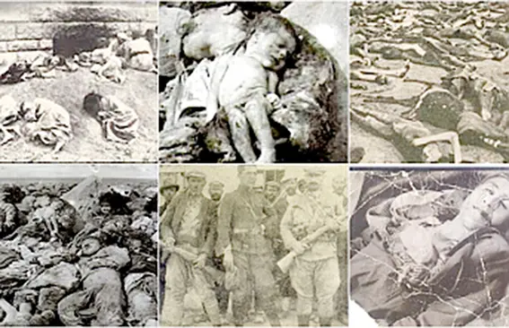 ArifOzel2's tweet photo. 4 Temmuz 1930

Komkujiya Geliyê Zîlan
Zilan Katliamının Başlangıcı

Katliam 13 Temmuz'da en şiddetli haline ulaşmış ve 15 binden fazla insan öldürülmüştü. Harekatta 2 kolordu ve 80 uçak kullanıldı.