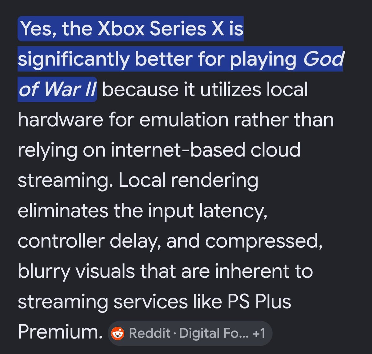 DaLegendaryXbot's tweet photo. The best console to play God Of War 2 on is the XBOX Series X according to this information #XBOX https://t.co/yMh1NO0YkV