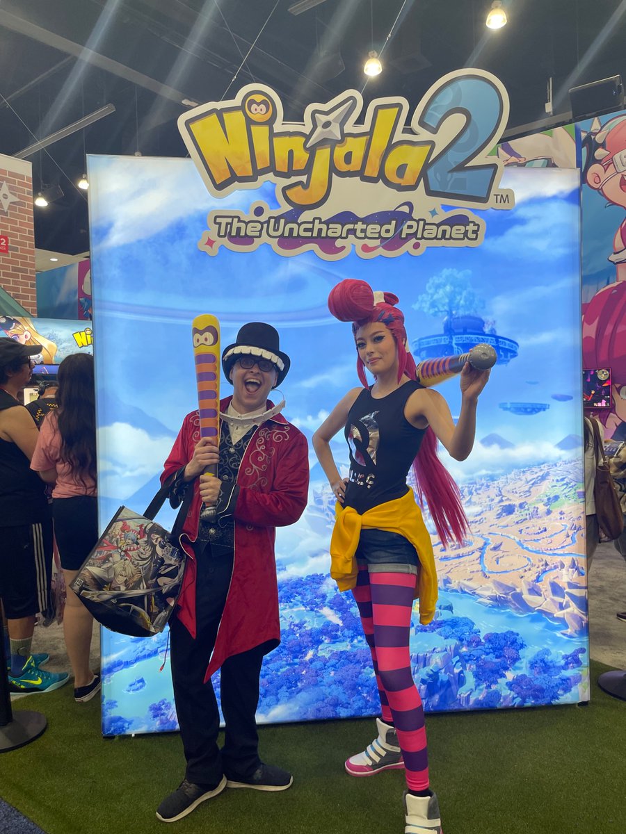 AAreffi85301's tweet photo. At the Anime Expo 2026 playing the Ninjala 2 Demo only a limited time until July 5th!! So don’t miss out and enjoy the Ninjala Experience of the life time!!!

#ninjalafanart
@playninjala 
#Ninjala https://t.co/Zcougj5msY