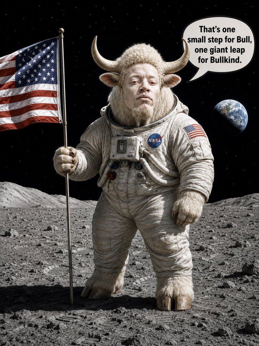 DrakeBarlow's tweet photo. One small Step for Bull &amp; One Giant leap for Bullkind! $abullno @blknoiz06 https://t.co/lvZIFx2A0d