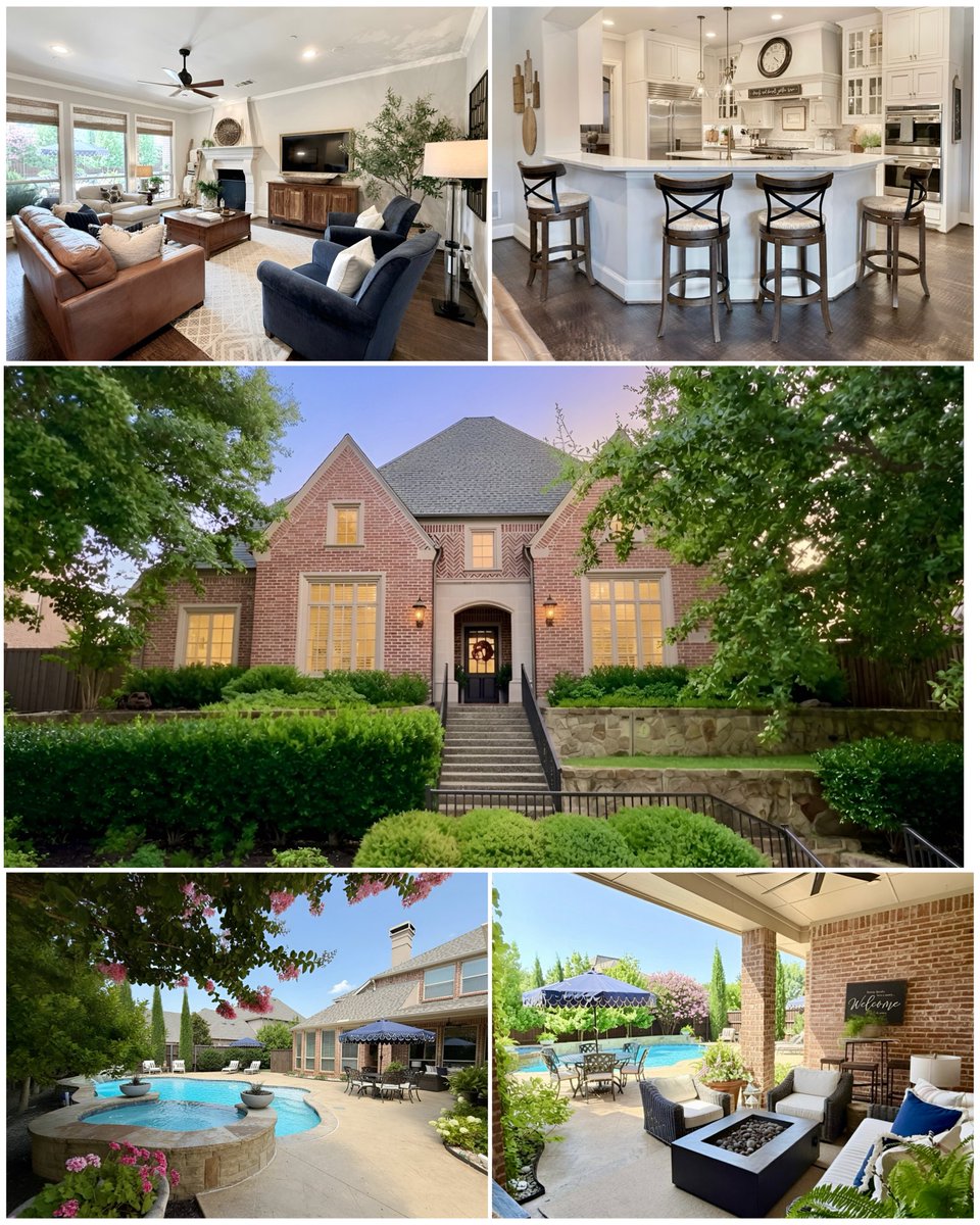 themmjteam's tweet photo. 1702 Lexington Avenue, Allen, Texas 75013
5 beds 4.2 baths 3 cars 5,487 SqFt | $1,449,900
Welcome to this stunning Sanders custom home in the prestigious Lexington at Twin Creeks, where luxury, comfort, &amp; exceptional outdoor living come together. #dfw #realtor #dallas https://t.co/TIAchUk8oZ