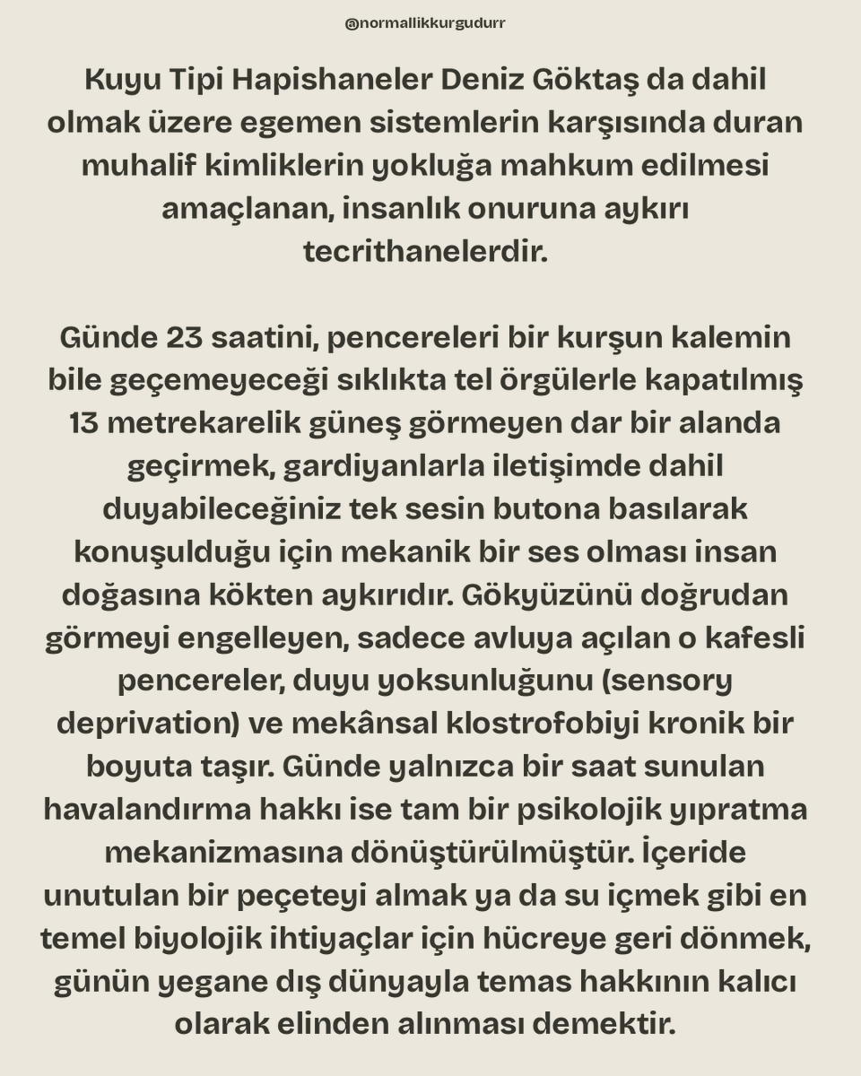 marahayahuriya's tweet photo. #KuyuTipiHapishanelerKapatılsın https://t.co/NyKcqSglvj