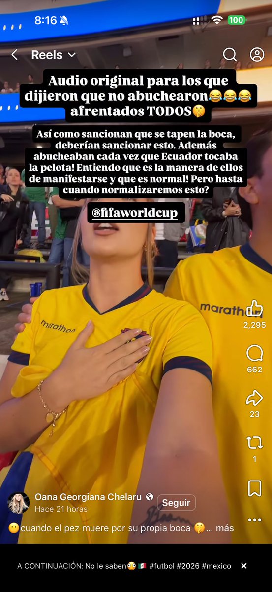 JulitoAlarcon's tweet photo. @VivianaASVega @deportivismoHD Es que ustedes cuenta como maltrato que los abuchearan, también tienen un chingo de falta de autoestima. https://t.co/xM7V0dY04j