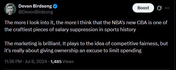 DevonBirdsong's tweet photo. @kylekuzma @Gutek_z_poligon The marketing for that CBA was truly generational https://t.co/V9CtJy21tn