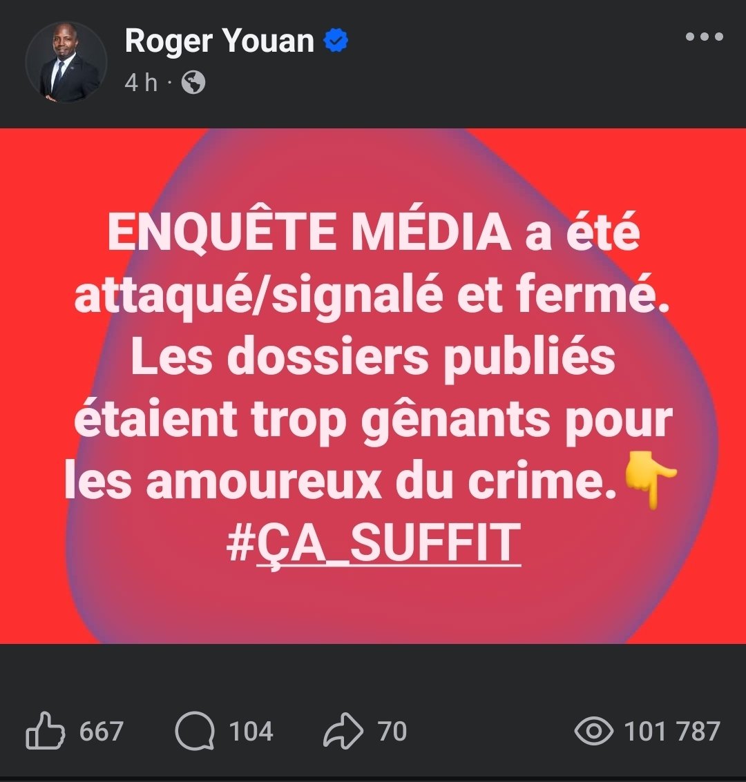 RogerYOUAN's tweet photo. Soutenons @enquetemedia https://t.co/DTySw31dKN