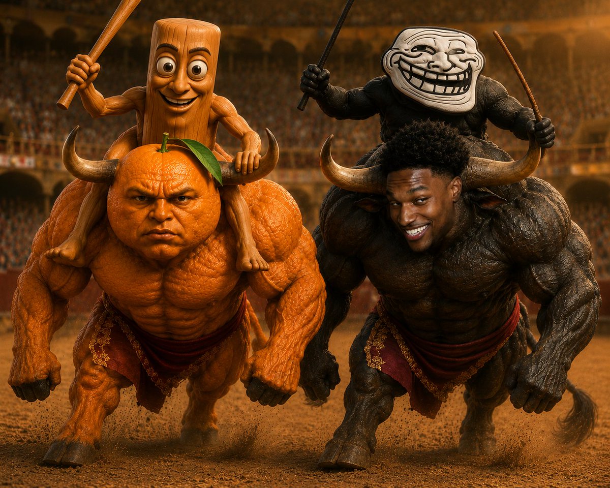 YThePrinz0x's tweet photo. the bull run 

$udin x $ansem x $triplet x $troll https://t.co/SETqRGnzJV