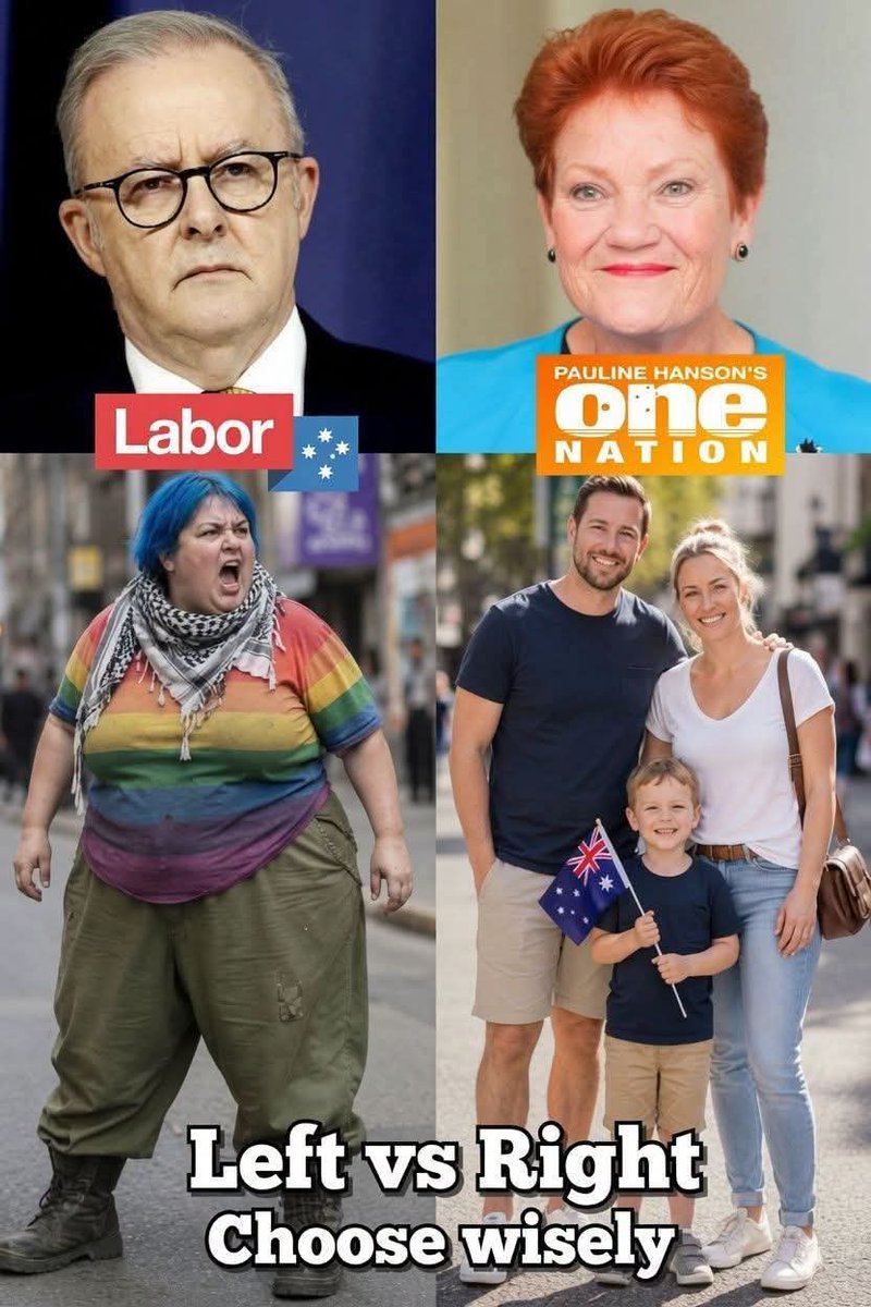 FMCGazz's tweet photo. @JosephArmand1 Have you read what gets thrown at One Nation or are you leftards so thin skinned its hurting your feelings and giving you anxiety...🤣🤣Yes you are a fuckwit for voting Labor Greens. https://t.co/K9LIszS062