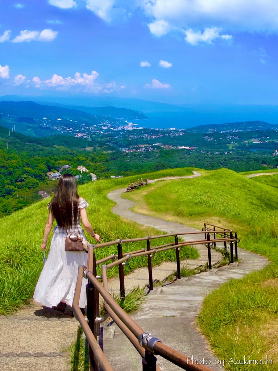 azukimochi_room's tweet photo. 伊豆半島にある天空の散歩道 https://t.co/miDaxyKg9V