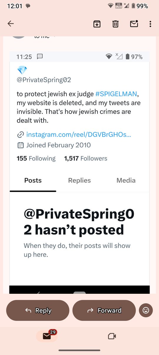 PrivateSpring02's tweet photo. Thanks. Now they are in war against free speech. They can do whatever they want, no consequences. 
International law under threats from US Senate has failed. 
#SPIGELMAN and rest of jėw criminals are thriving with stolen money and world silence. https://t.co/8fx3g8Izh5