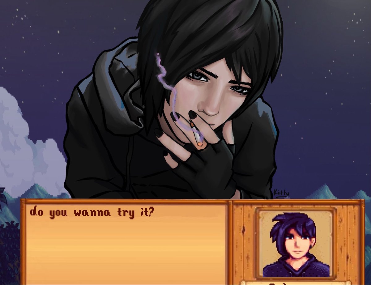 kittenzwaste's tweet photo. hii i made some sebastian sdv fanart meoow
#stardewvalley #sebastian #sebastiansdv #digitalart https://t.co/fZCv9kR2wA