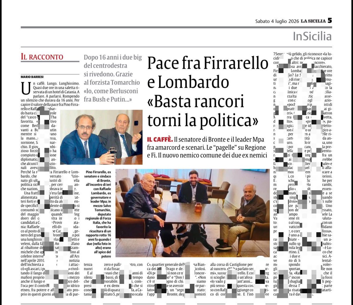 Mario Barresi tweet media