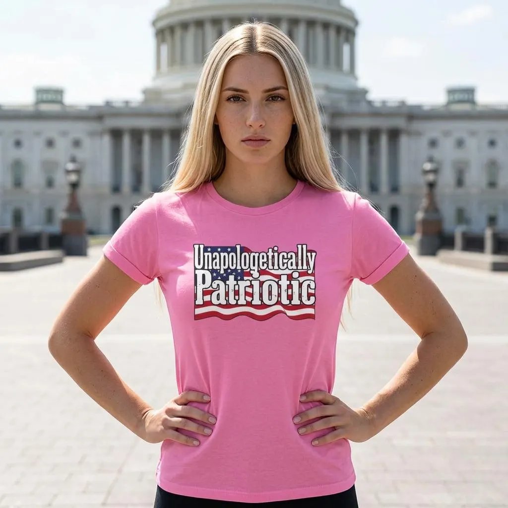 max_associates's tweet photo. Unapologetically Patriotic Ladies Cotton Shirt, American Pride by MaxAssociates $23.99-$25.99
20% off orders over $20 and free shipping in the USA!!
#MAGA #USA #Trump #America
 https://t.co/uoc9ehN8dZ via @Etsy https://t.co/u1RIWXNxfX
