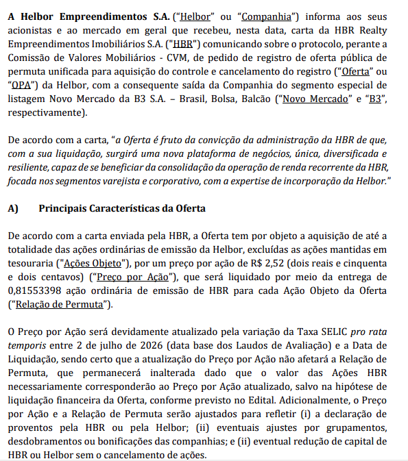 LFPetri's tweet photo. #HBOR3 minoritários sendo estorquidos, como sempre, por qualquer métrica que seja utilizada. https://t.co/hmW5hXMZYL
