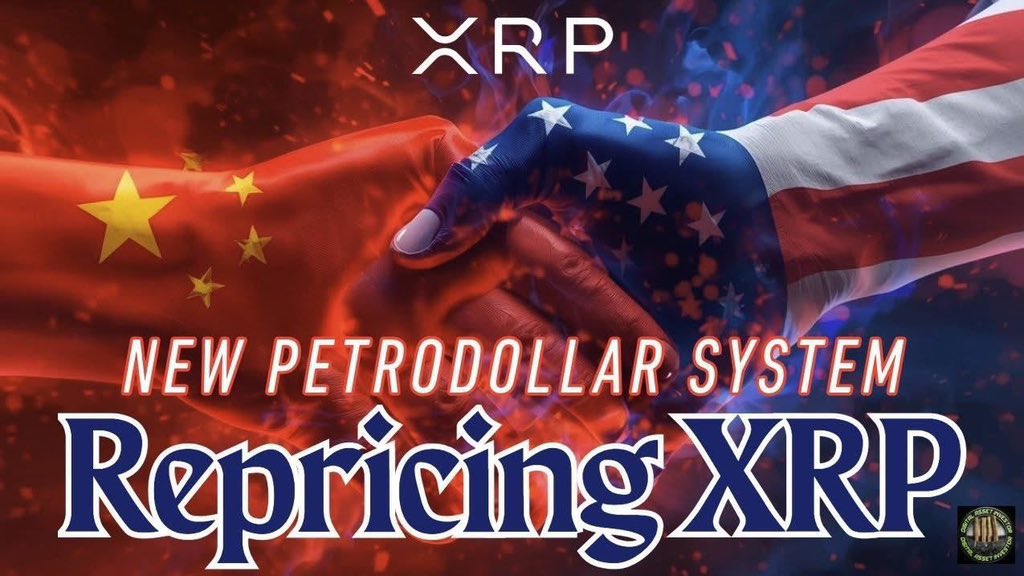 AriaTrum's tweet photo. The new petrodollar system is here. Is $XRP about to be completely repriced? 🚀🌍 https://t.co/eAgzbmgPeN