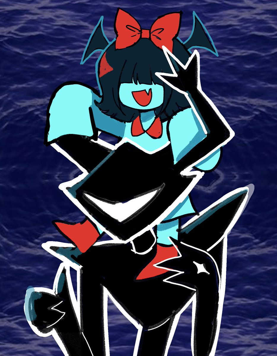 ceriisu's tweet photo. they get along #deltarune https://t.co/wQSRZCx2GB
