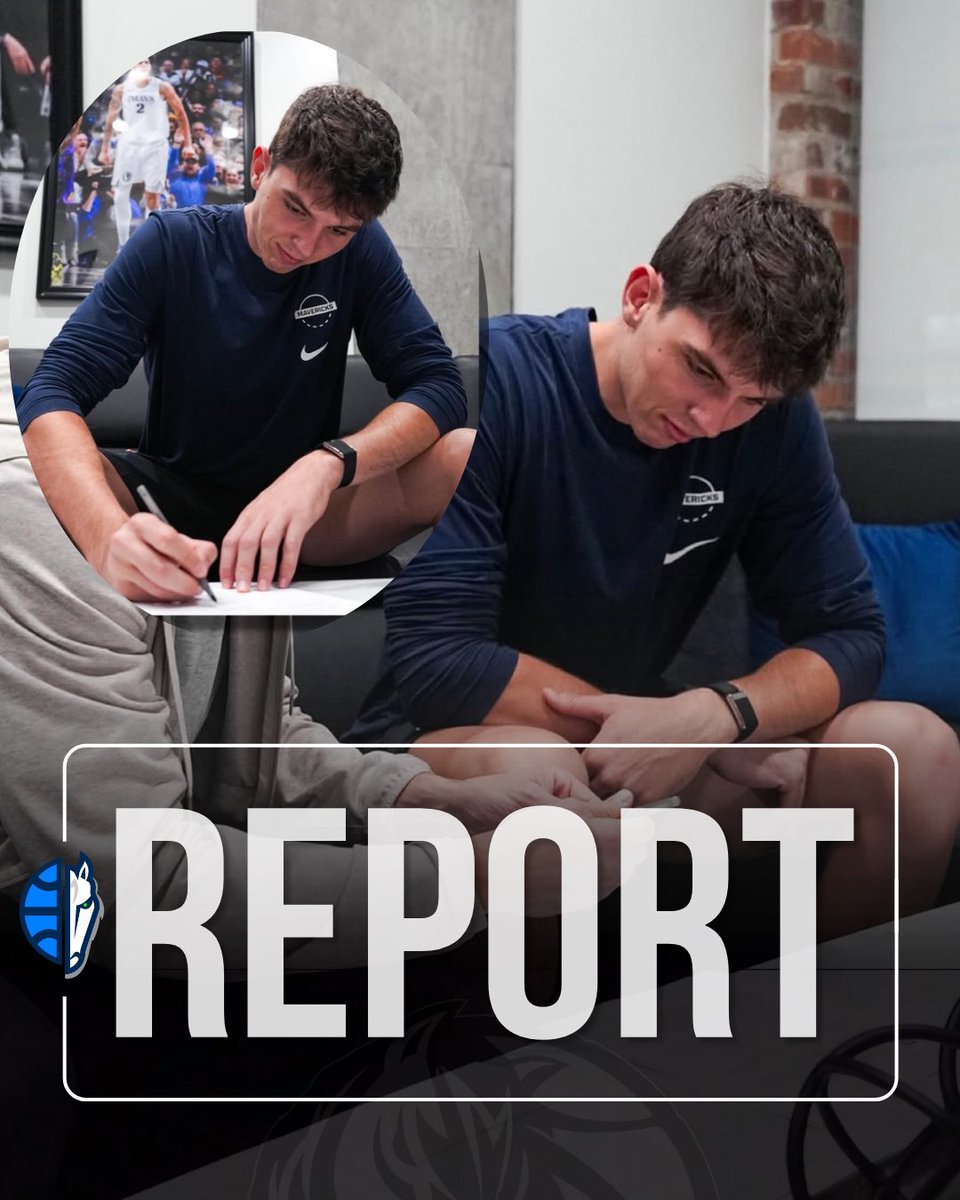Mavs_FFL's tweet photo. Report: Sergio De Larrea has signed a 4 year, $16.3 million contract. 

#MFFL https://t.co/eLUnVh6gBi