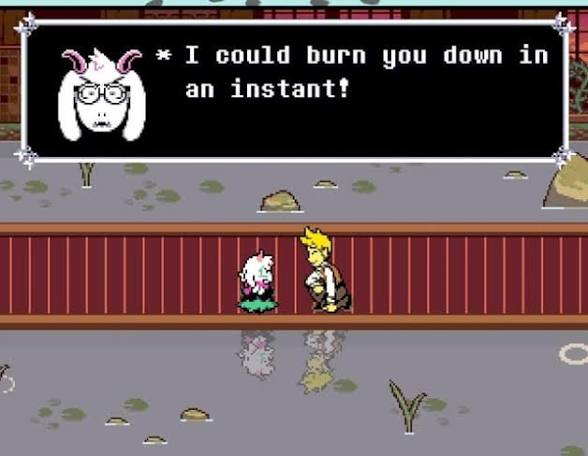 Rakkigaru's tweet photo. #deltarunespoilers
This chapter only made us have more and more questions about Ralsei, huh https://t.co/Y0vrABlgbF