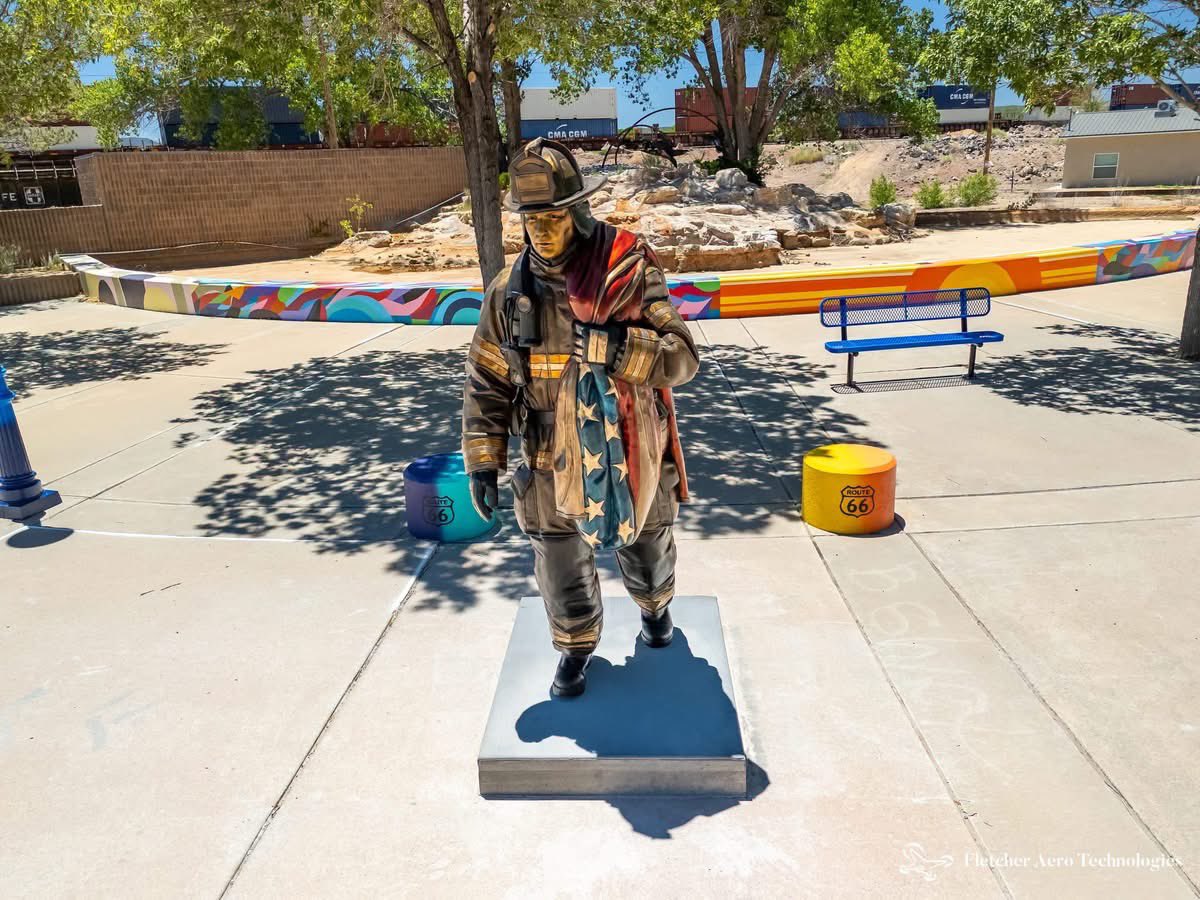 AustinWeishel's tweet photo. “Never Forgotten” installed just before the great 250 in Grants, NM!

8ft tall, 125% over life size https://t.co/ijIYpZKOV3