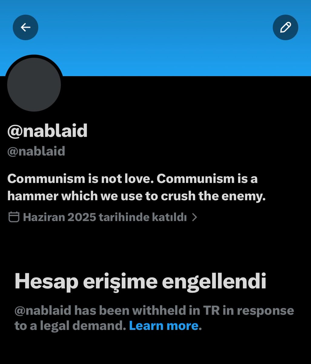tsetungid's tweet photo. Devletimiz saolsun yine hesabımı kapattılar✌️👏 https://t.co/a1mIK9SIC2