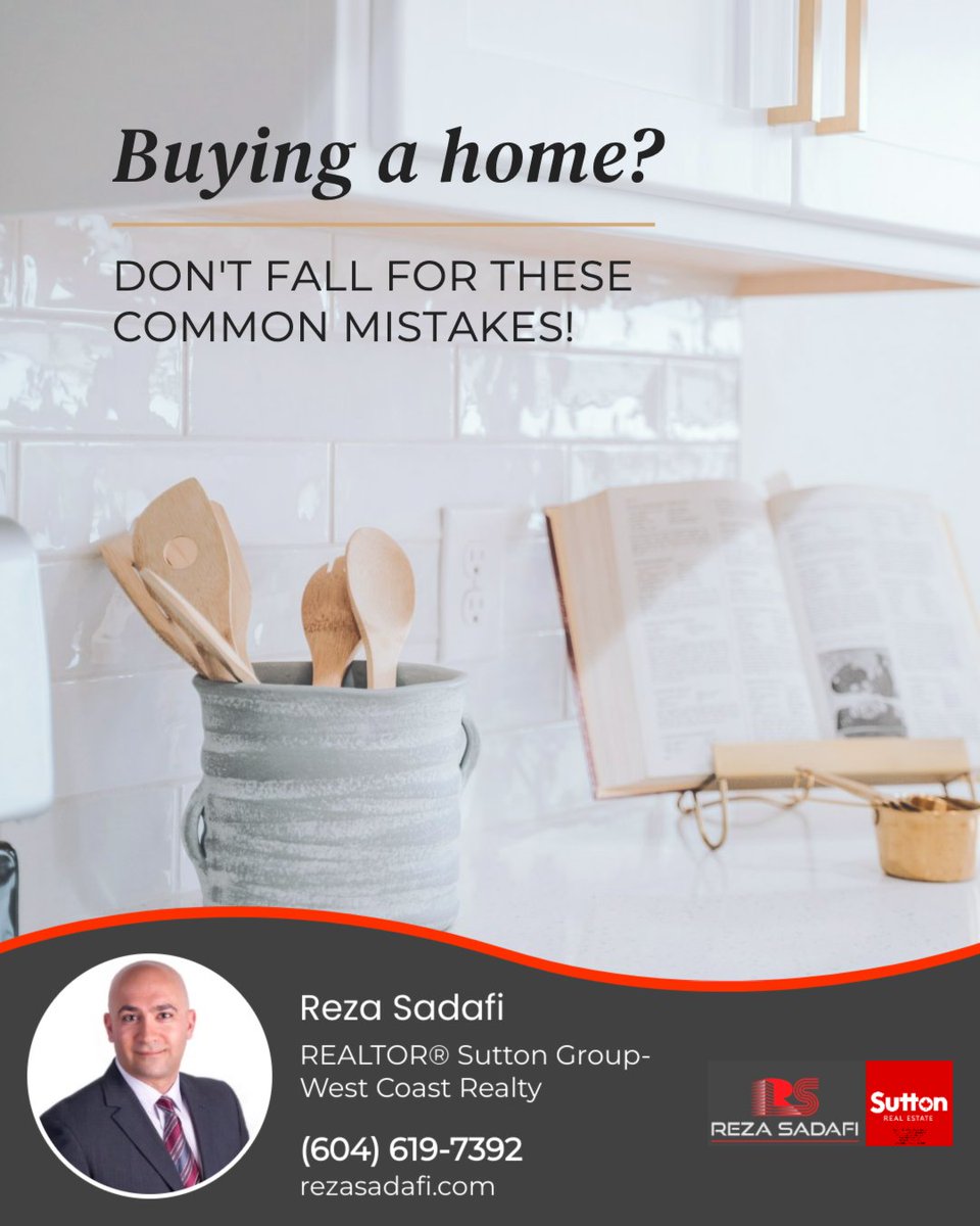 SadafiRealty's tweet photo. These are some of the most common mistakes buyers make:

🚫 Starting without a pre-approval
🚫 Underestimating hidden costs
🚫 Getting emotionally attached
🚫 Overlooking long-term needs
🚫 Skipping the inspection

Ready to feel confident in your next move? Reach out! https://t.co/TyE69J7Tlr